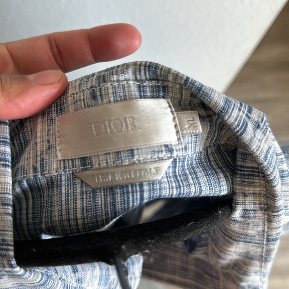 AUTHENTIC DIOR Oblique Button Up - Picture 3 of 6